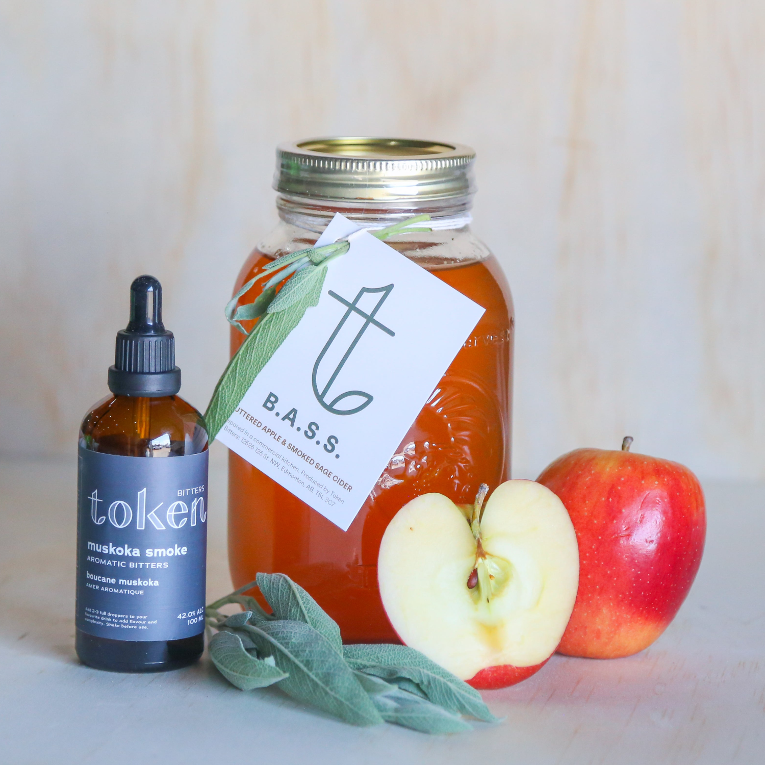 B.A.S.S. Buttered Apple & Smoked Sage Cider (Wholesale) - Token Bitters