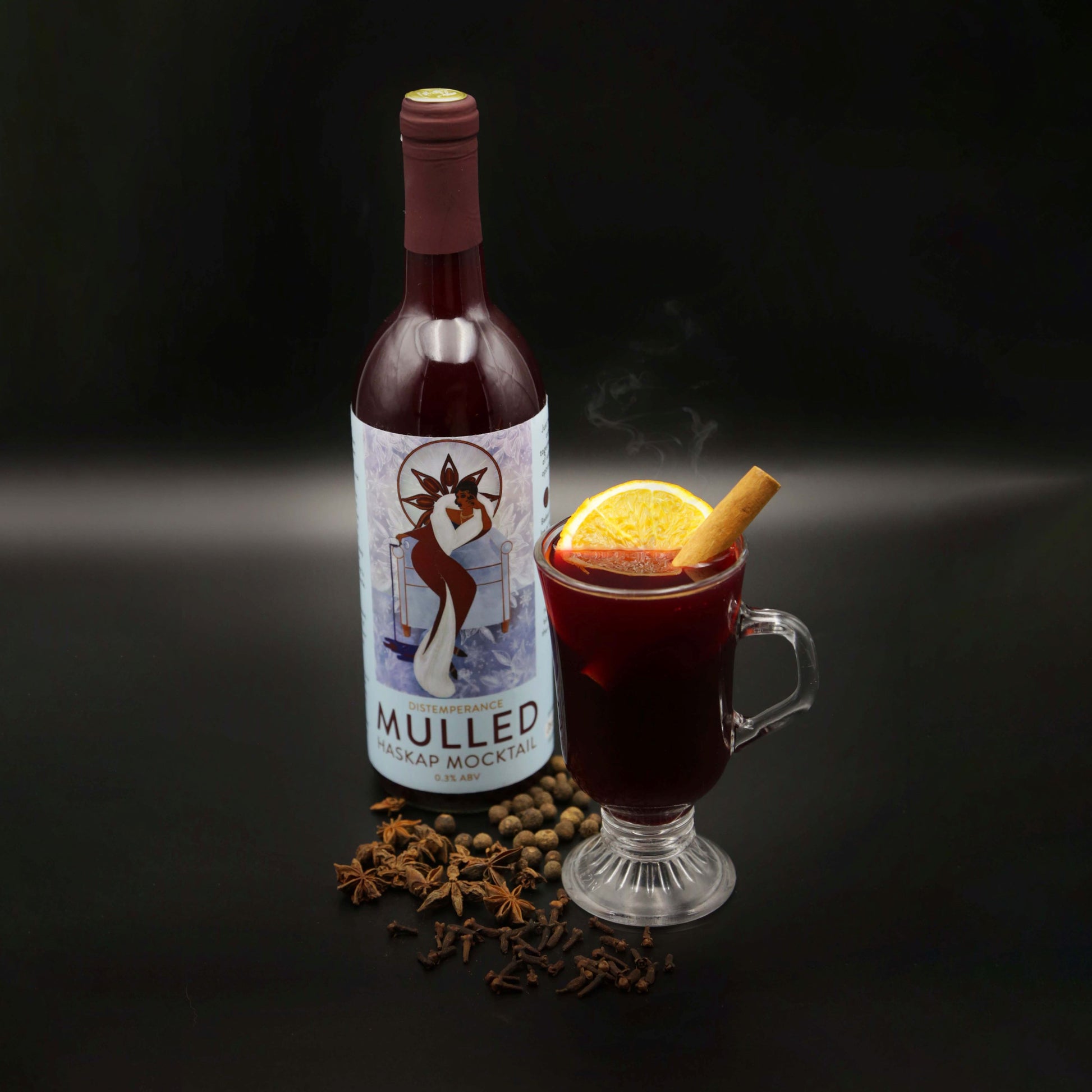 Distemperance Mulled Haskap Mocktail Case (12 Units) - Token Bitters