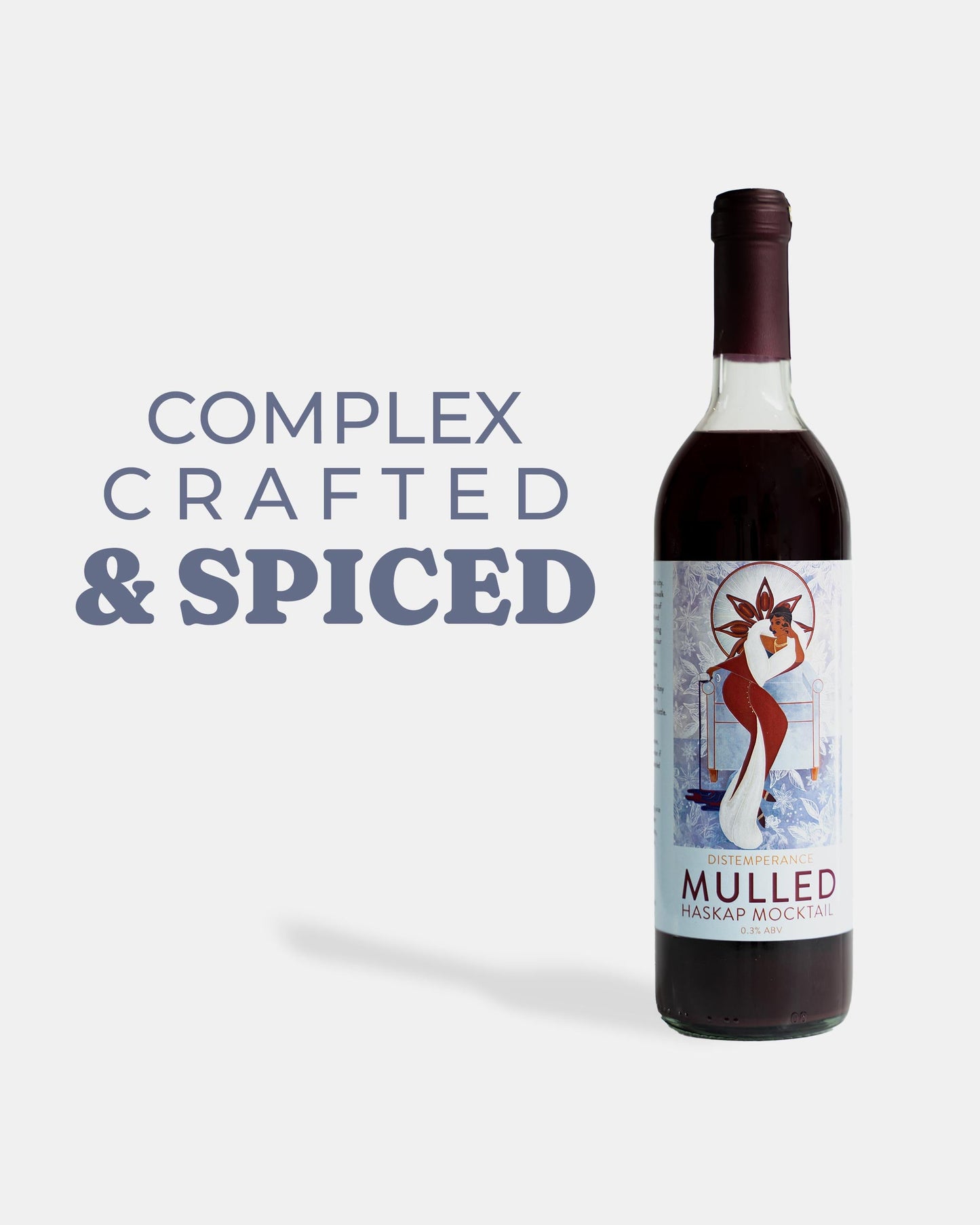 Mulled Haskap Mocktail — complex, crafted and spiced