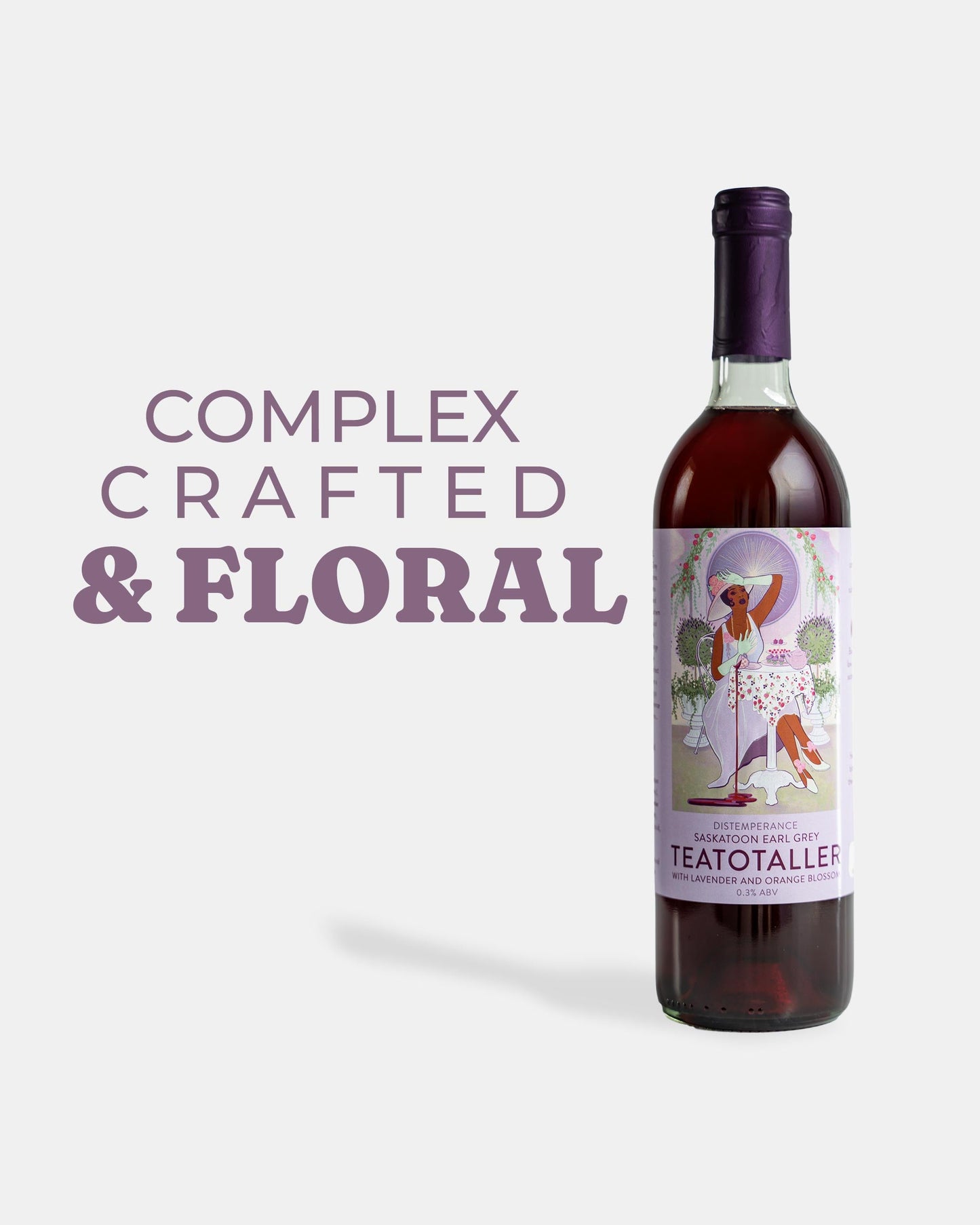 Saskatoon Earl Grey Teatotaller — complex, crafted and floral