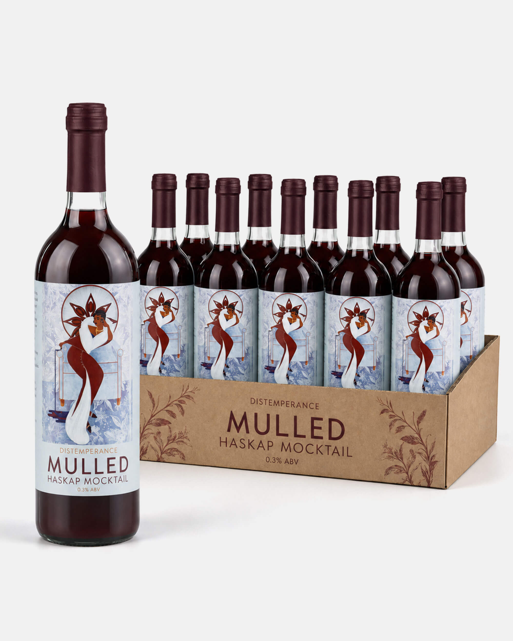 Distemperance Mulled Haskap Mocktail — Case of 12 | Pre-order - Token Bitters