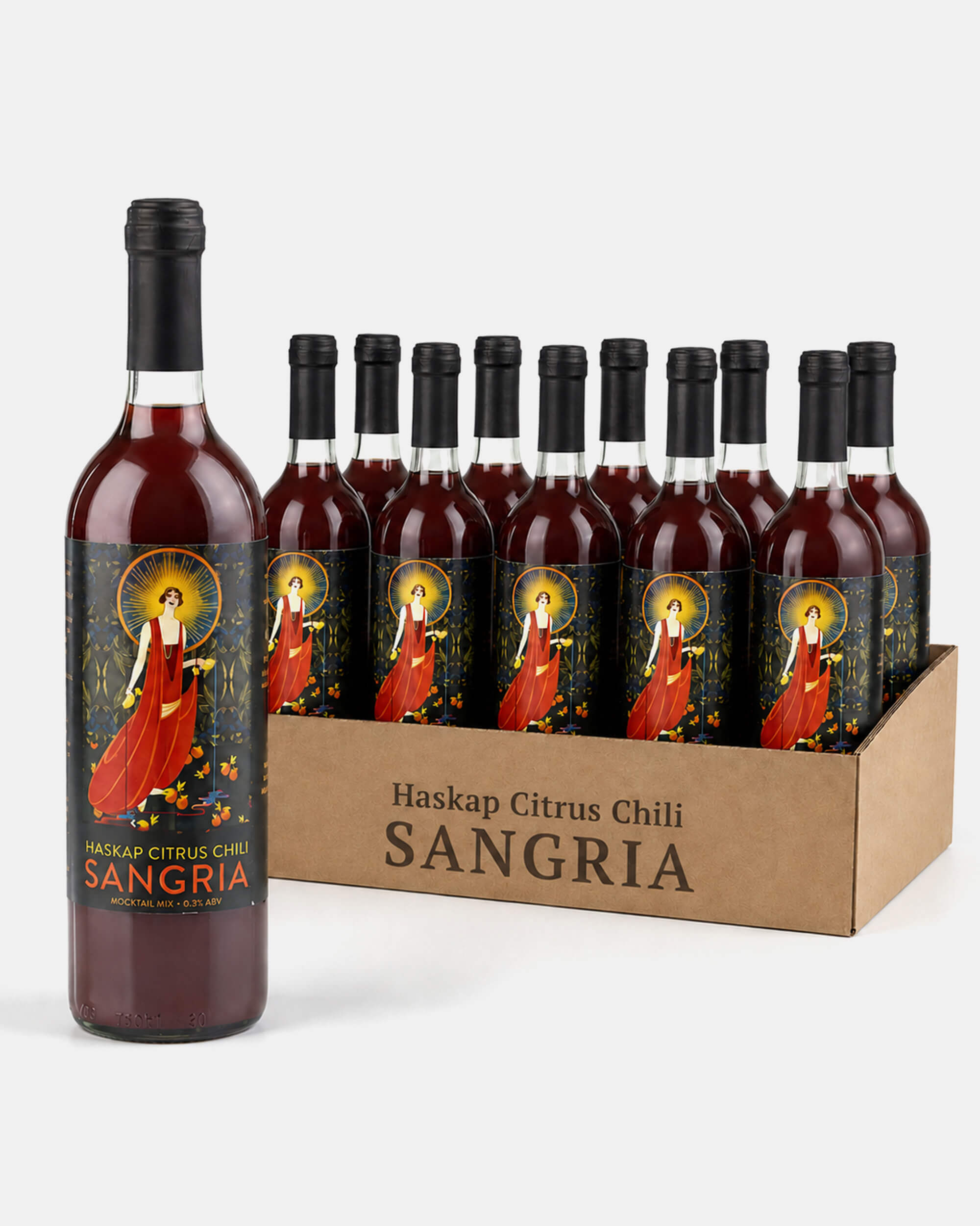 Distemperance Haskap Citrus Chili Sangria — Case of 12 - Token Bitters