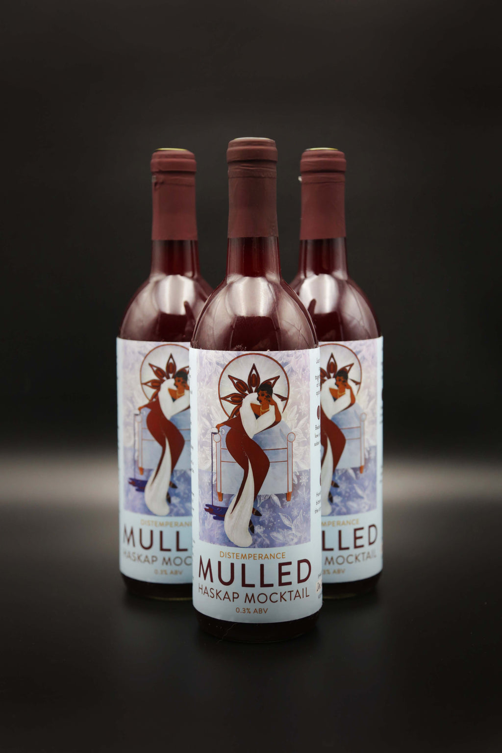 Distemperance Mulled Haskap Mocktail