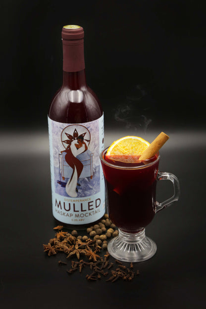 Distemperance Mulled Haskap Mocktail